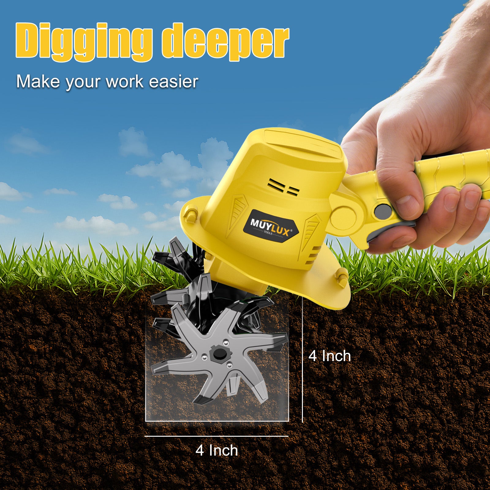 MUYLUX Micro-tiller